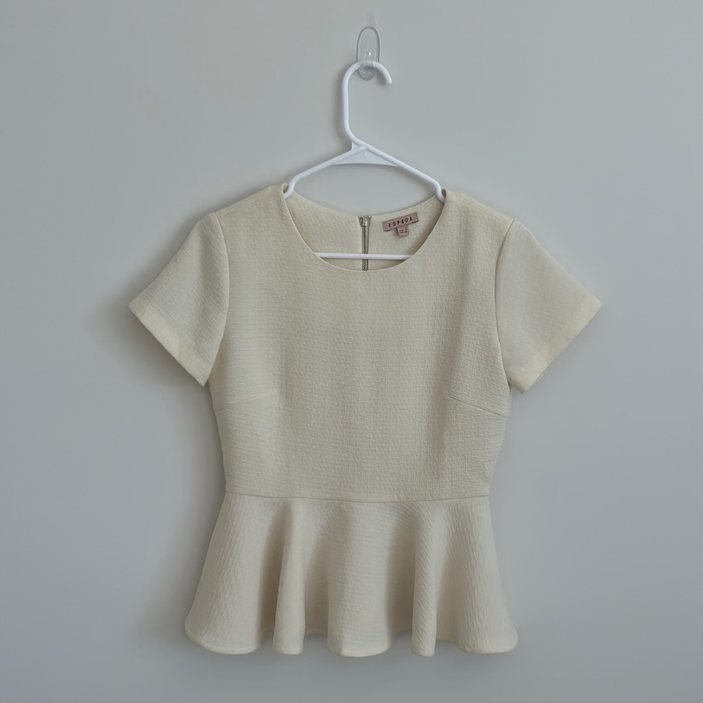 Espada Peplum Top